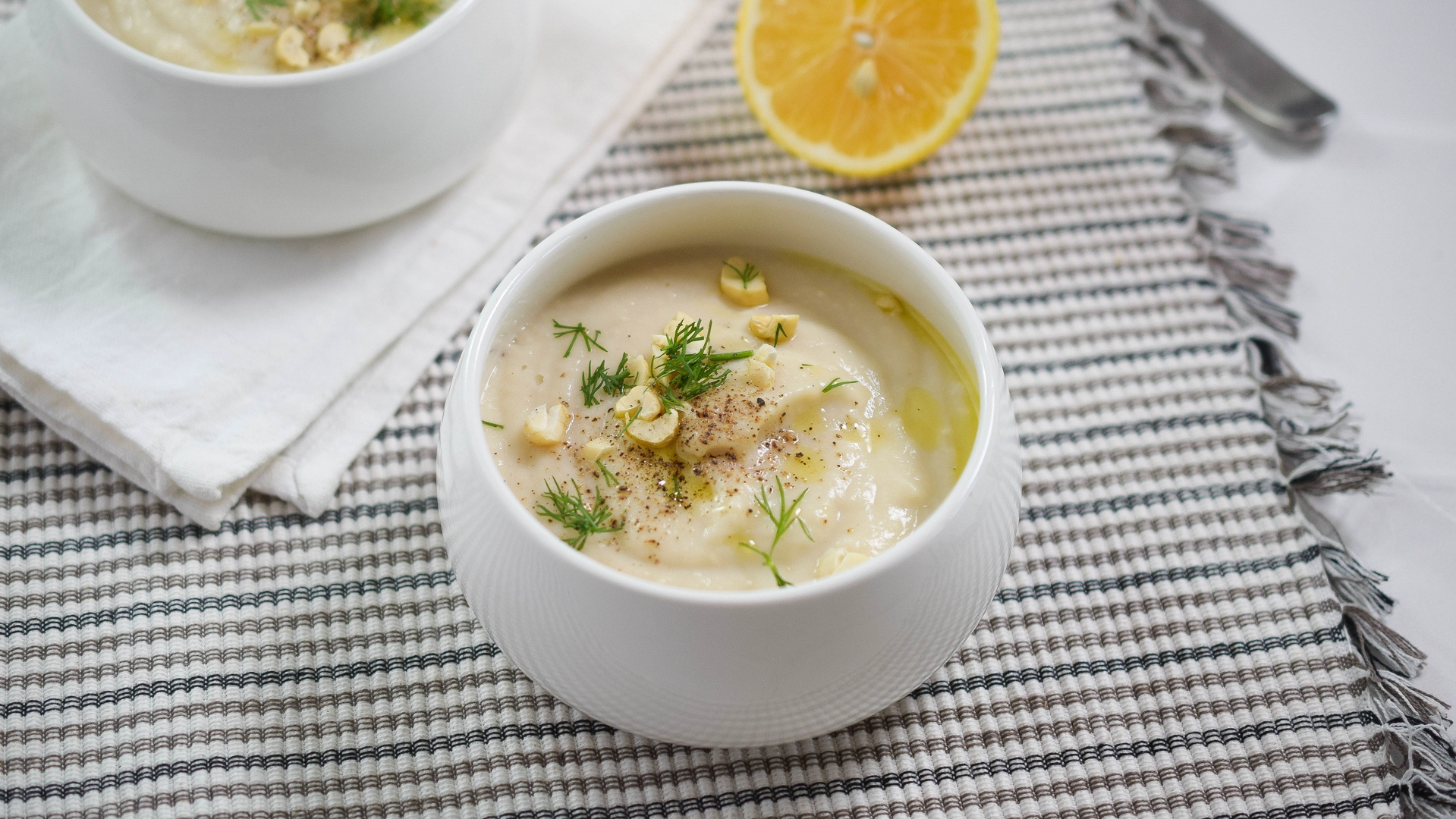 Creamy cauliflower pottage