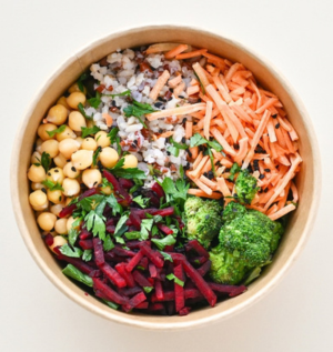Golden Chickpeas Bowl